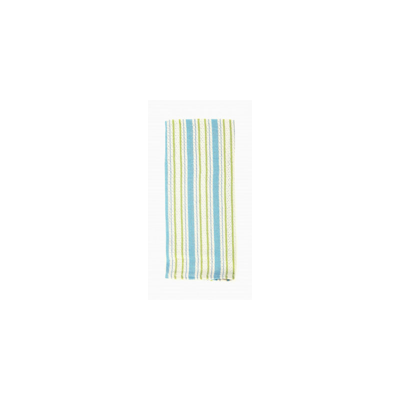 Serviette à thé à rayures, Bleu