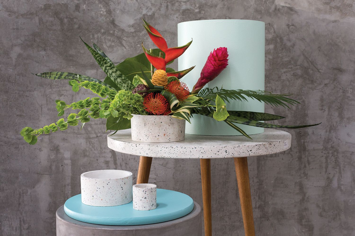 Clarissa 8'' Handmade Natural Stone Table Vase