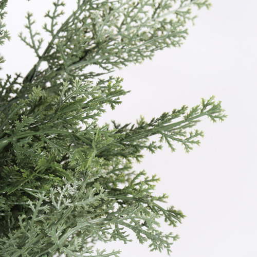 Cyprès artificiel 5 pi dans un pot en plastique noir résistant aux rayons UV, plante d'intérieur topiaire extérieure, décoration de jardin ou d'entrée, 1pc / ensemble