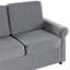 Canapé-lit escamotable avec canapé-lit et matelas simple-605173388