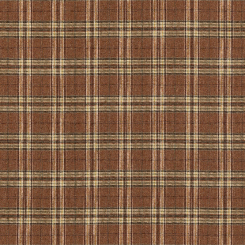 Mulberry Wools IV Ghillie Performance Fabric, Russet