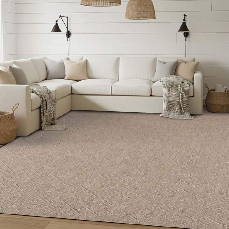 Brenly Brown Machine Washable Non-skid Rug
