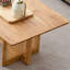 Table basse rectangulaire en bois massif imitation rotin de style chinois pour petits salons-147742969