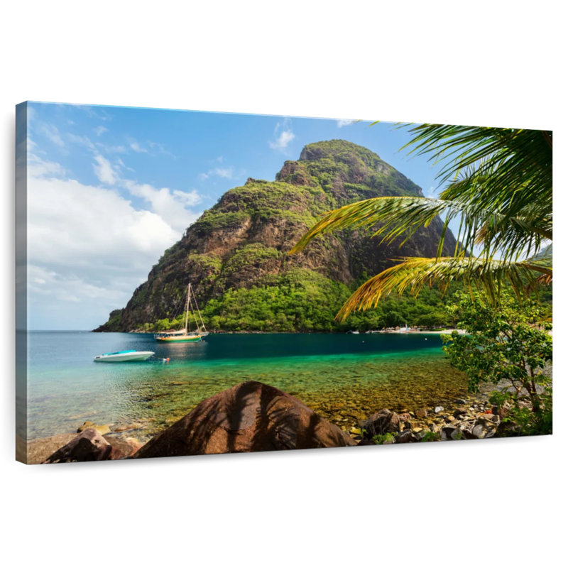 Petit Piton, 26" H x 39" W