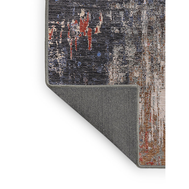 Tapis noir / rouge Boyds, Rectangle 2 pi x 4 pi