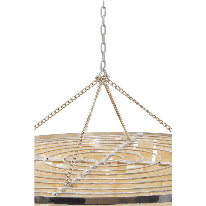 Bilbrey 1 - Light Silver Single Pendant