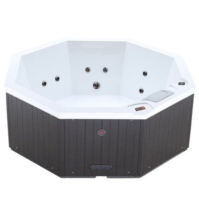 Canadian Spa Muskoka UV Hot Tub 6-Person 14-Jet with Blackout Insulation and UV Light Water Care