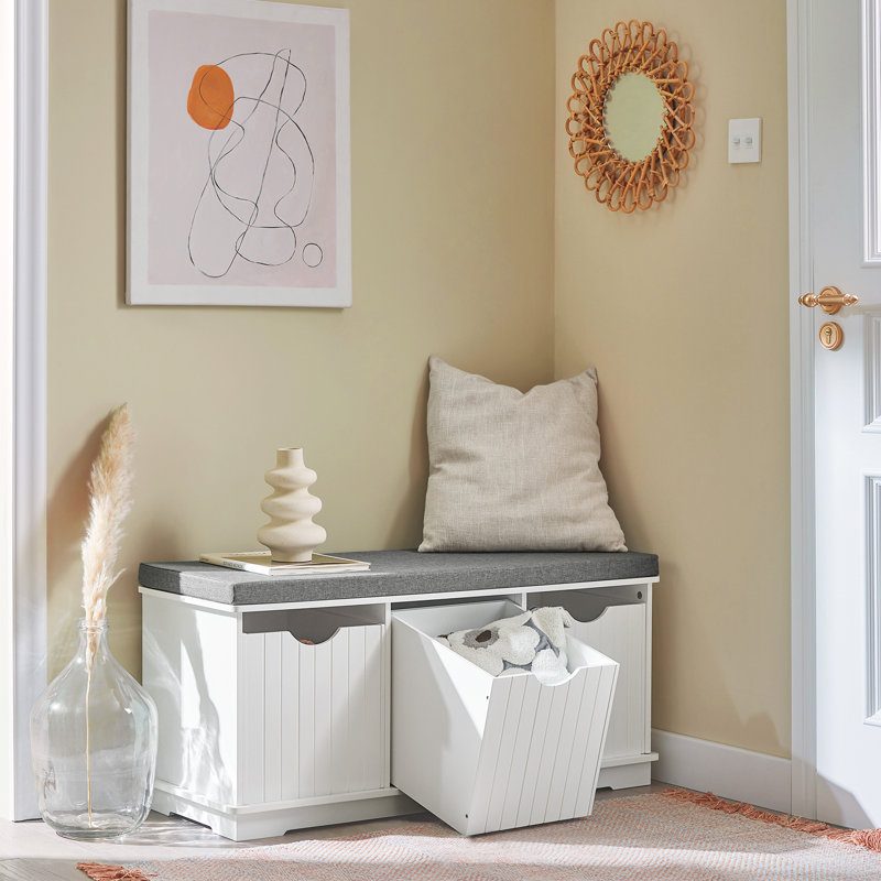 Tatti Polyester Upholstered Storage Bench