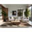 Soft Plush Polett Planetary Rings Modern & Contemporary Geometric Shapes Area Rug in Brown – Beige Binding-813420207