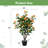 40 " H Faux Tree in Plastic and Cement Pot
