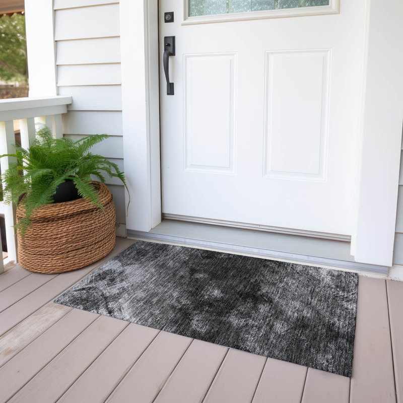 Tapis intérieur / extérieur Fayme, Rectangle 1 pi 8 po x 2 pi 6 po