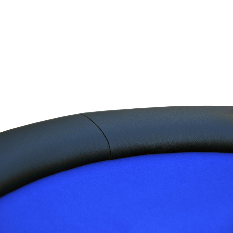 IDS Online Corp 73'' 8 - Player Foldable Poker Table, Blue