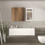Armoire murale modulaire avec tablette réglable - Rangement polyvalent pour la salle de bain, la buanderie ou la cuisine-1154952187