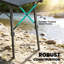 Table de camping robuste, table pliable, table portable avec deux hauteurs réglables