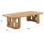 Ensemble de conversation pour patio en teck et jacinthe 3 personnes Skipper