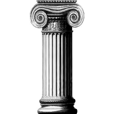 48in Column Greek Roman Cardboard Cutout Standee Standup