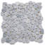 Bardiglio 12" x 12" Marble Pebbles Mosaic Wall & Floor Tile