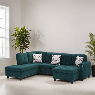 3 - Piece Upholstered Sectional by House of Hampton