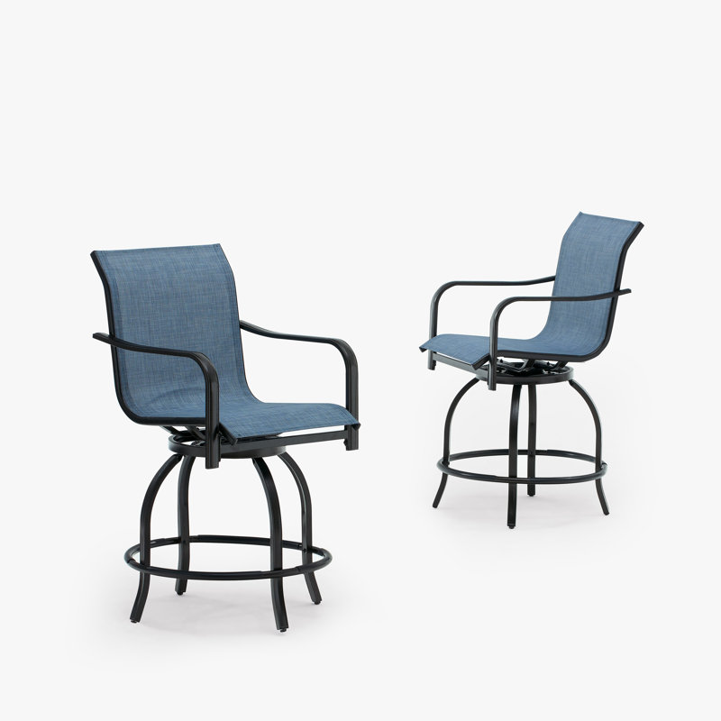 Tabouret de bar 24,5 po Freddick, Bleu
