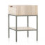 Table de chevet Trey - peuplier colombe
