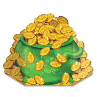 Pot-O-Gold Stand-Up - 3 pi ½ po x 24 ½ po - paquet de 6