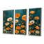 «Yellow Yellow Summer Meadow Marigolds I», ensemble de reproductions d'art mural-1951570651-1951570645
