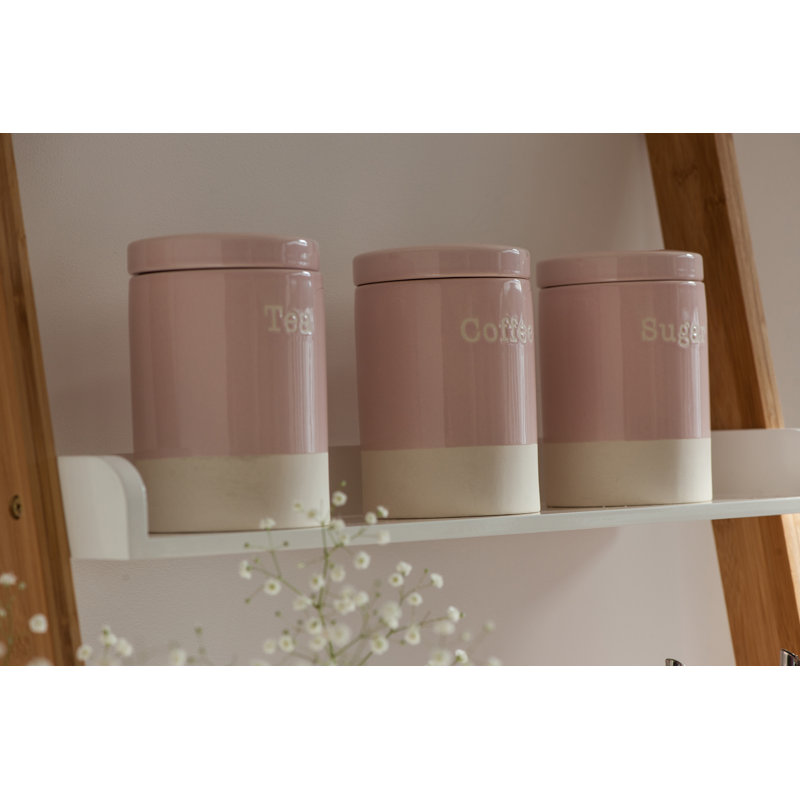 Stoneware Jar, Pink