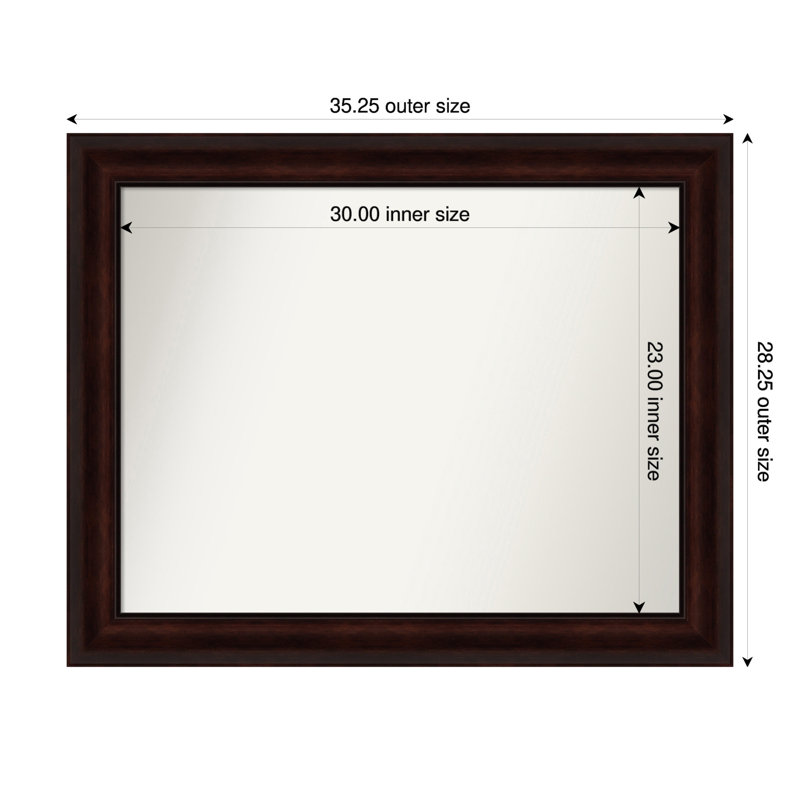 Miroir mural Nathian, 28,25 po x 35,25 po