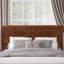 Tête de lit et pied de lit de style campagnard avec porte de grange, lit en bois de pin avec cadre de lit renforcé-129747560-129747562