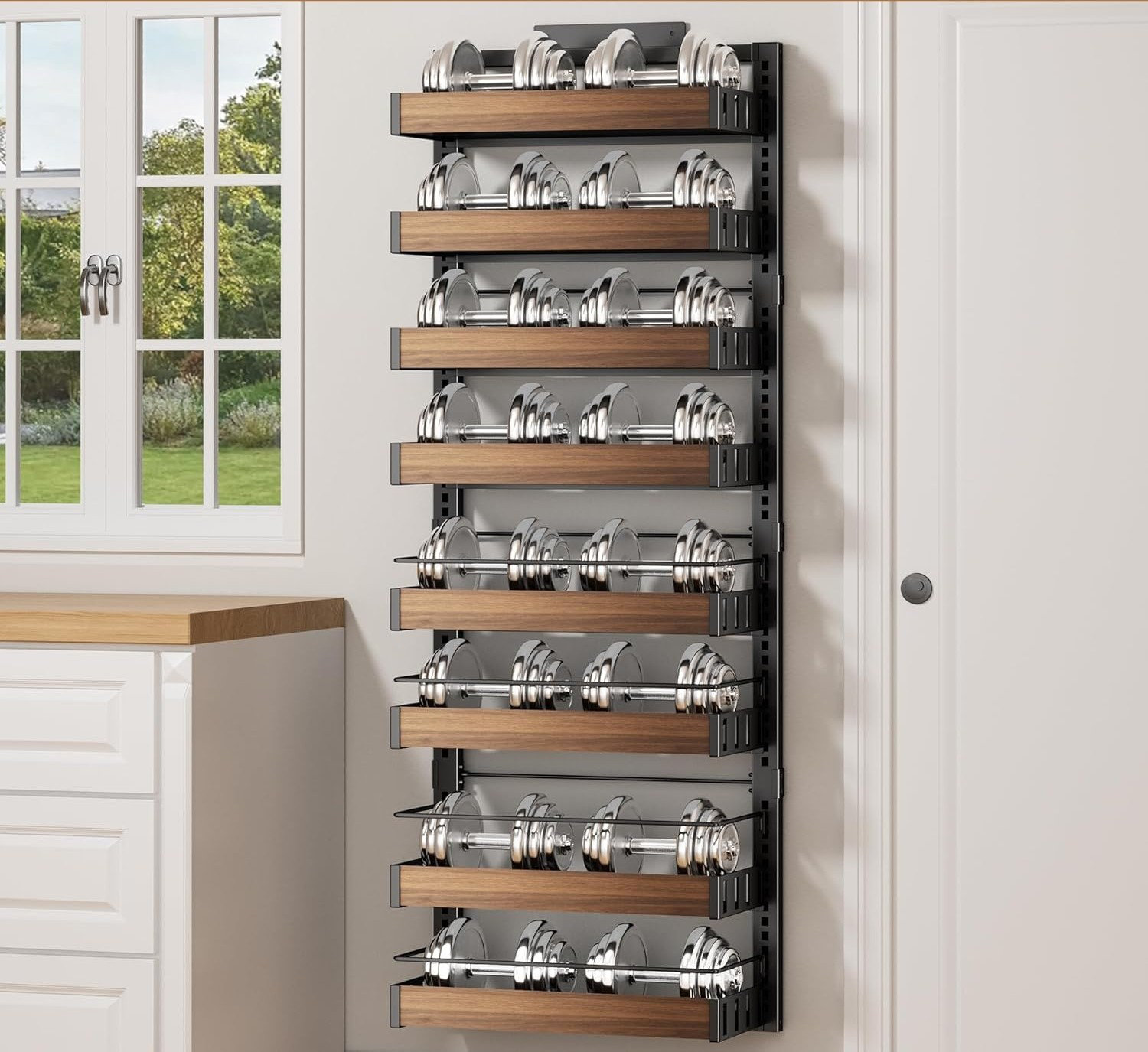 17 Stories 8 Tier Over The Door Pantry Organizer, Back Of Door ...