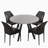Siefert 35.4'' Round Dining Table Set, Kitchen Dining Table and 4 Dining Chairs-993963557-992375938