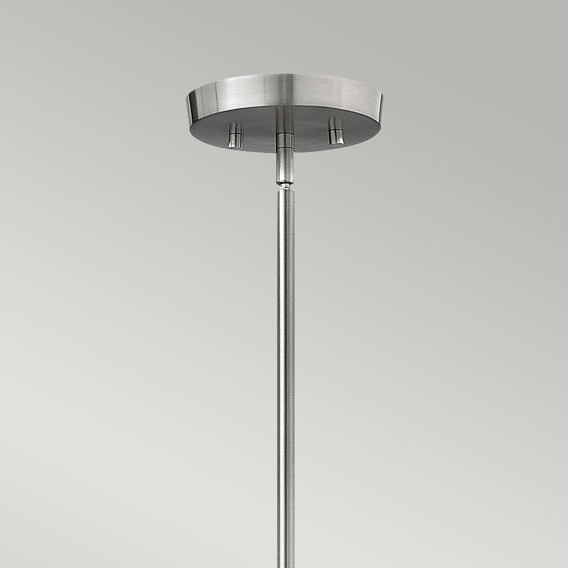 Abbigail 1 - Light Lantern Pendant, Brushed Nickel