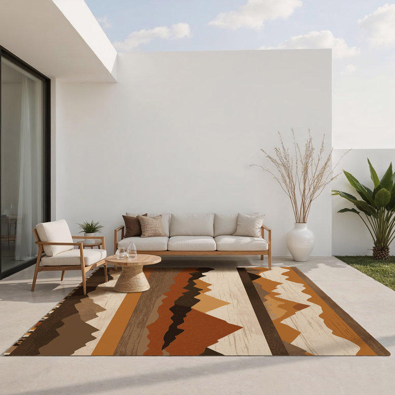 Tapis intérieur et extérieur Sunset Passage, Rectangulaire 2 pi x 3 pi