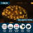 100 Warm White Christmas Net Lights for Indoor & Outdoor Decorations