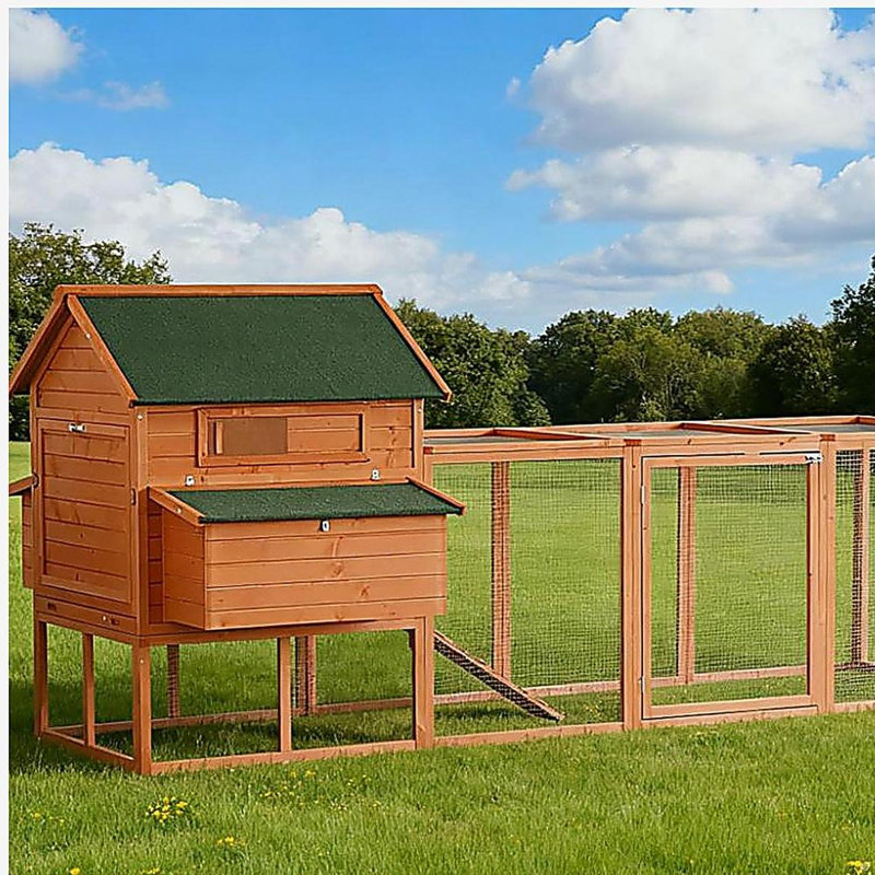 Cage à poules verrouillable