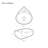 Plaisir Plasir Corner Wall Hung Sink