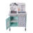  Teamson Kids Little Chef Philly Adjustable Wooden Play Kitchen with 2 Height Settings, Clicking Knobs, Faucet, Cabinet, Shelf, Side Pegs, Pretend Play-87089298