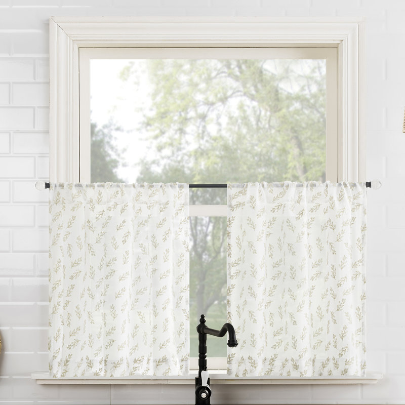 Volant de cuisine Carsonville, L 54 po x L 24 po, Beige