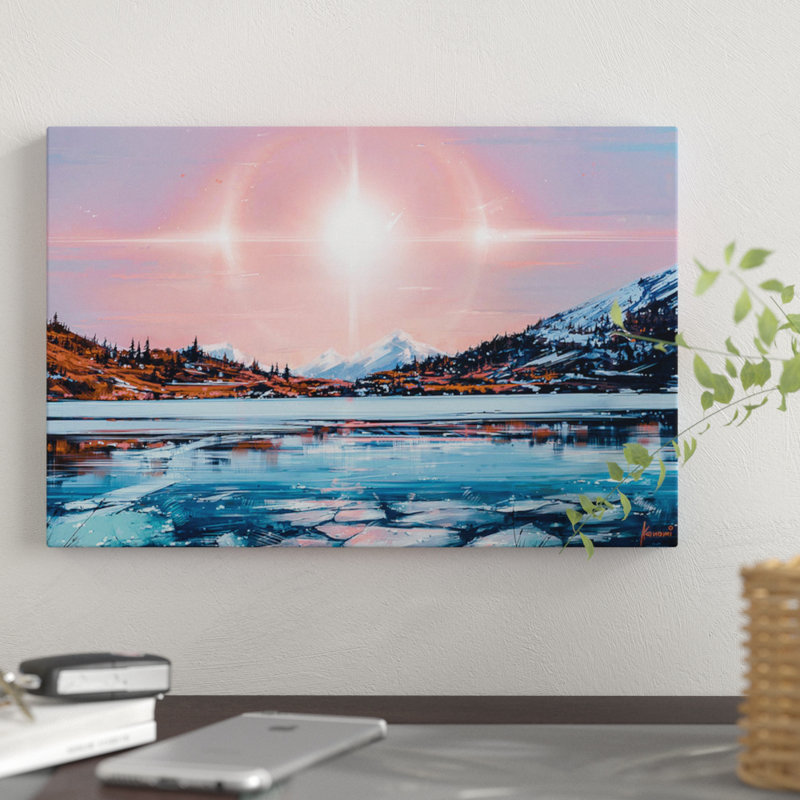 «Solar», reproduction d'impression sur toile tendue, H 8 po x l 12 po x P 0,75 po, Toile tendue, Pas de tapis