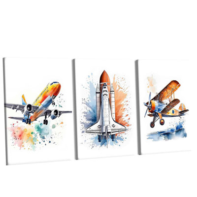 3 Piece Wrapped Canvas Print