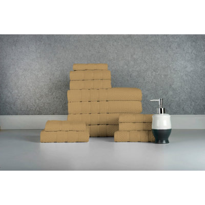 Ensemble de 12 serviettes en coton de qualité égyptienne 12 pièces