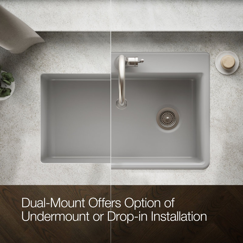 Kennon 33" L x 22" W Undermount Kitchen Sink