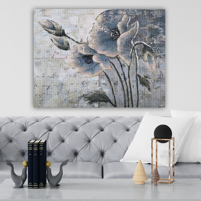 Superbe peinture sur toile décorative de 27,6 po x 39,4 po | 100% toile de coton, cadre 100% bois (épaisseur: 1,2 po) | Parfait pour le décor du salon et de la chambre à coucher, des couleurs vives et un design élégant
