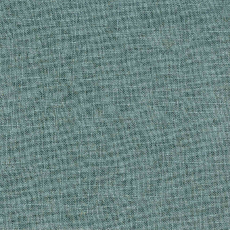 Lin paille Wooded River - tissu à la verge, Bleu