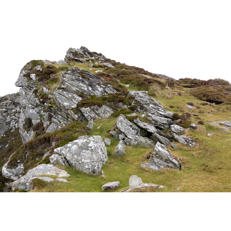Cliffy Landscape by W-Ings, 32" H x 48" W