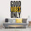 Ensemble de 3 pièces en marbre sur toile Good Vibes Only-1013587209