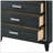 Haiden Weathered Black Finish Chest-1693568448
