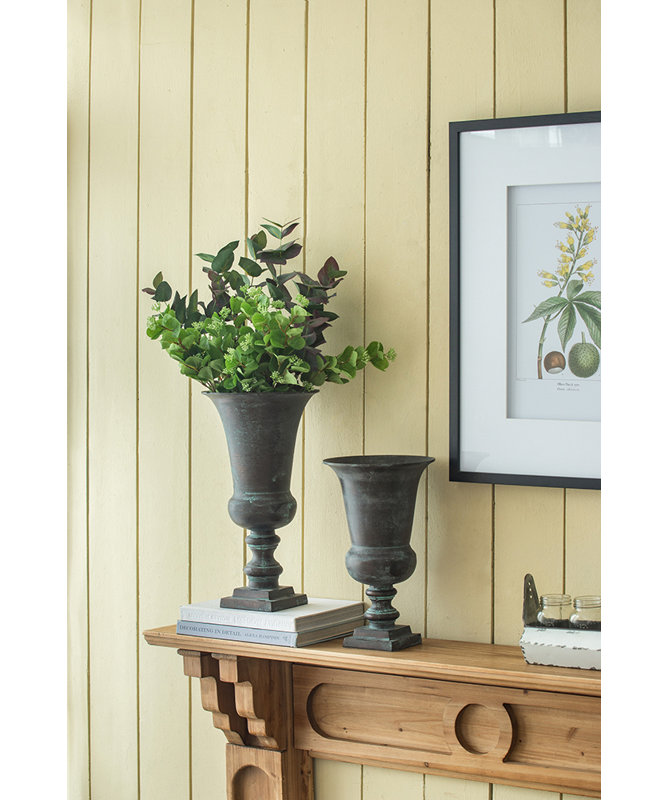Vase de table Epernay, H 14,6 po x l 9,1 po x P 9,1 po