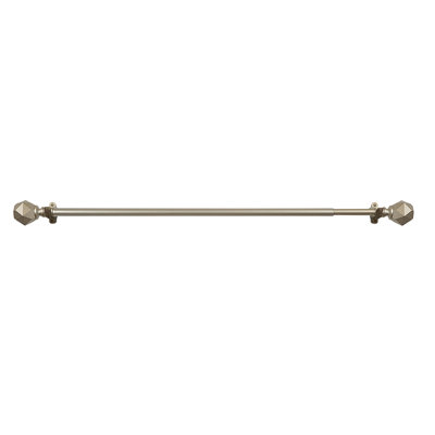 Tringle à rideaux simple réglable 0,75 po Schaal Gold