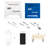 White, Blue and Black NFL / NBA / MLB Set - 30 Settings